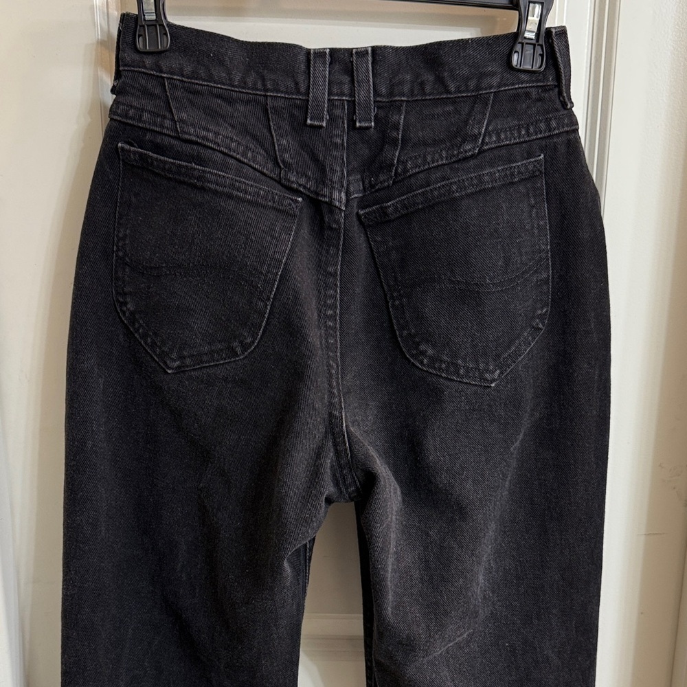 Vintage Lee Women's High Rise Black Jeans